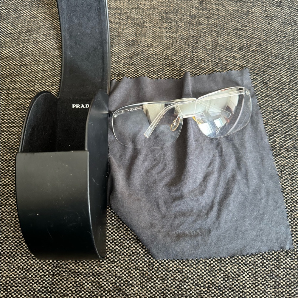 Prada tinted glasses